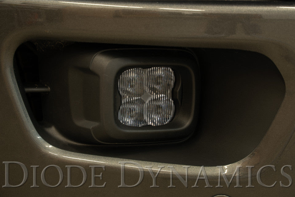 Diode Dynamics SS3 LED Fog Light Kit for 2019-2021 Ford Ranger White SAE-DOT Fog Pro w- Backlight - Apollo Off-Road