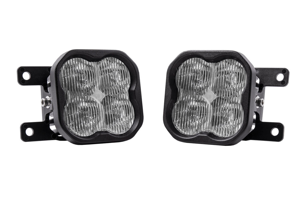 Diode Dynamics SS3 LED Fog Light Kit for 2019-2021 Ford Ranger Yellow SAE-DOT Fog Sport w- Backlight - Apollo Off-Road