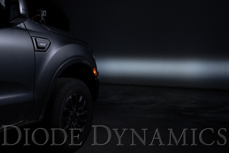 Diode Dynamics SS3 LED Fog Light Kit for 2019-2021 Ford Ranger Yellow SAE-DOT Fog Sport w- Backlight - Apollo Off-Road
