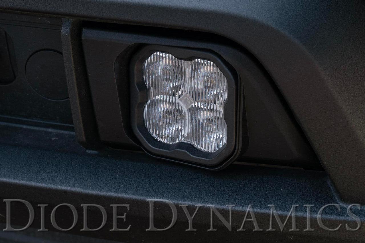 Diode Dynamics SS3 LED Fog Light Kit for 2020-2021 Chevrolet Silverado HD 2500-3500 Yellow SAE-DOT Fog Pro w- Backlight - Apollo Off-Road