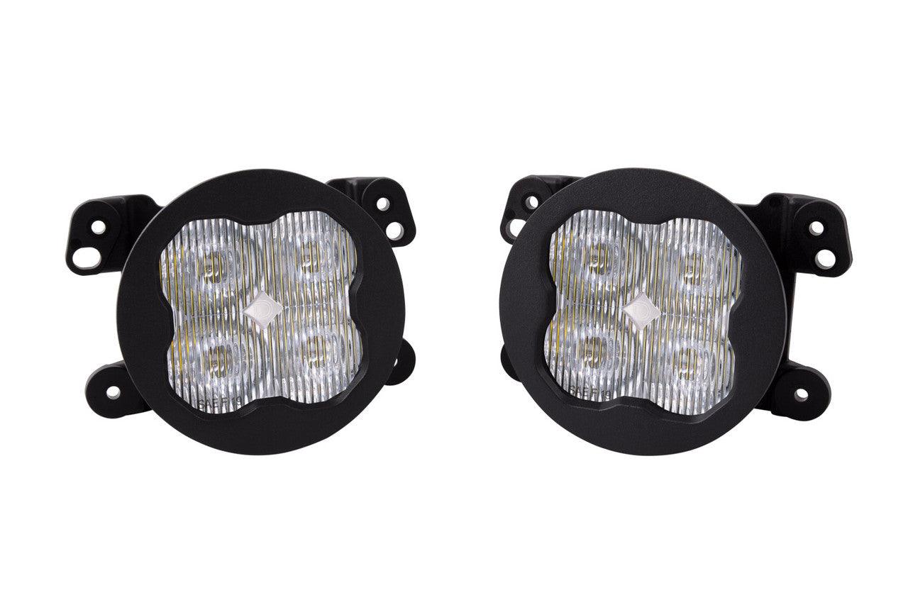 Diode Dynamics SS3 LED Fog Light Kit for 2020-2021 Jeep Gladiator White SAE-DOT Fog Sport w- Backlight Type M Bracket Kit - Apollo Off-Road