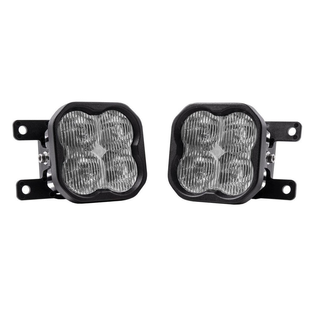 Diode Dynamics SS3 LED Fog Light Kit for 2021 Ford Bronco (w- Standard Bumper), White SAE-DOT Fog Pro - Apollo Off-Road