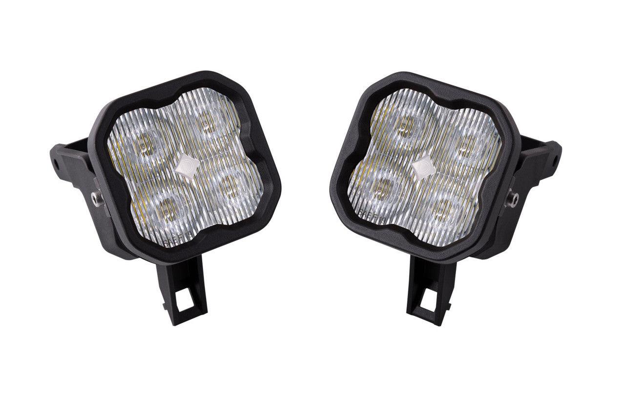 Diode Dynamics SS3 LED Fog Light Kit for 99-10 Ford Super Duty F-250-F-350 White SAE-DOT Fog Sport - Apollo Off-Road