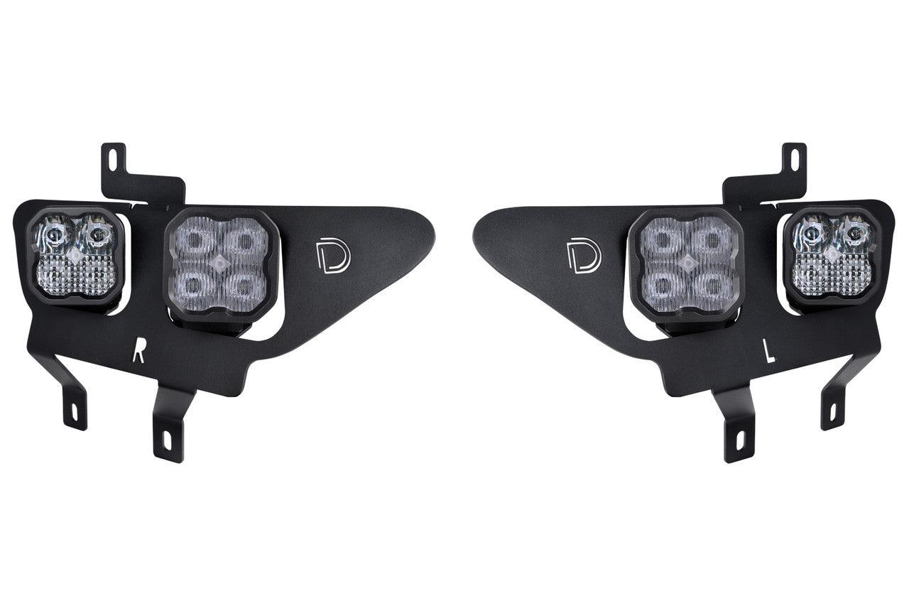 Diode Dynamics SS3 LED Fog Pocket Kit for 2021-2022 Ford F-150, White Sport - Apollo Off-Road