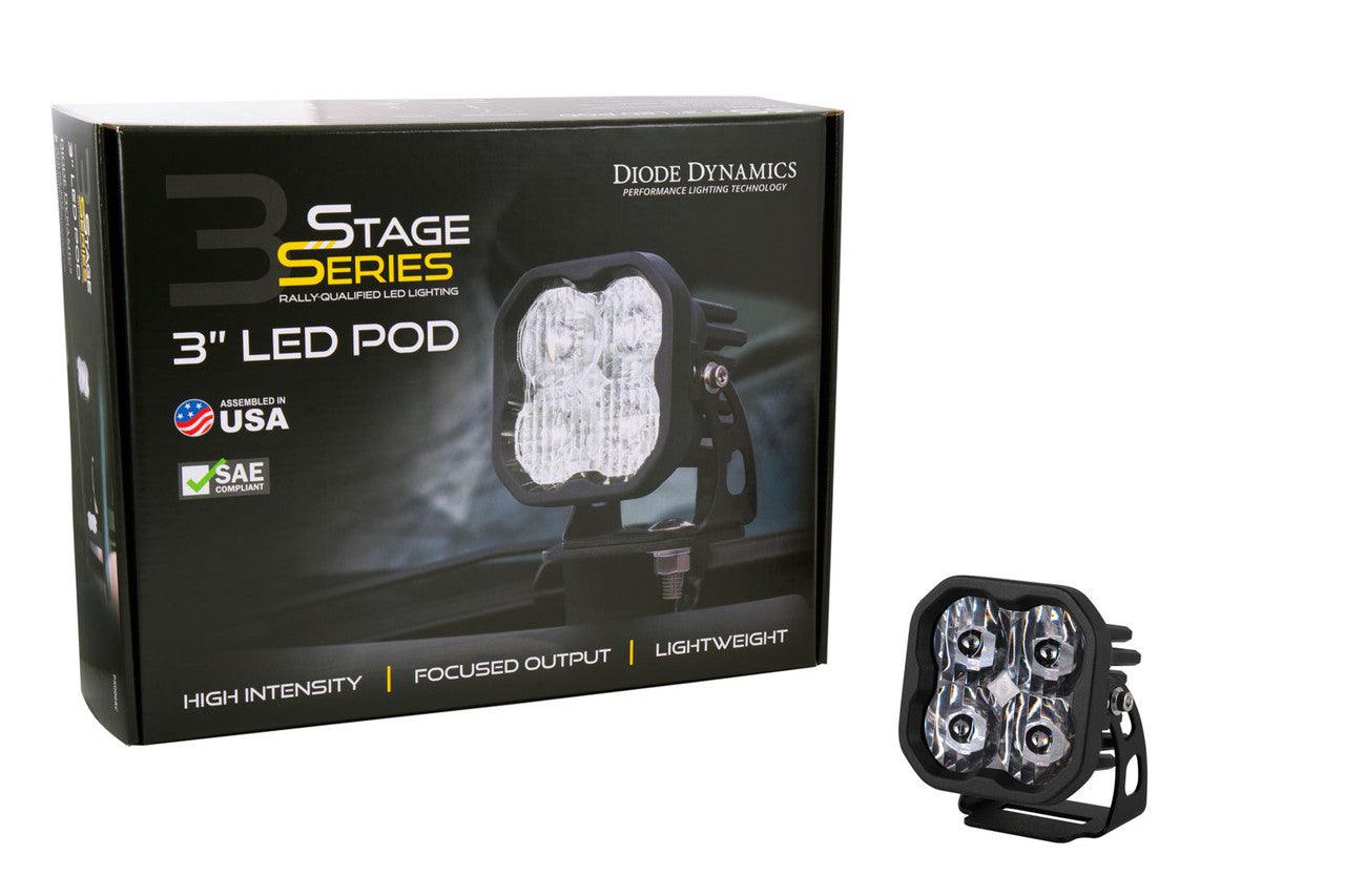 Diode Dynamics SS3 Max ABL White SAE Fog Angled RH Single - Apollo Off-Road