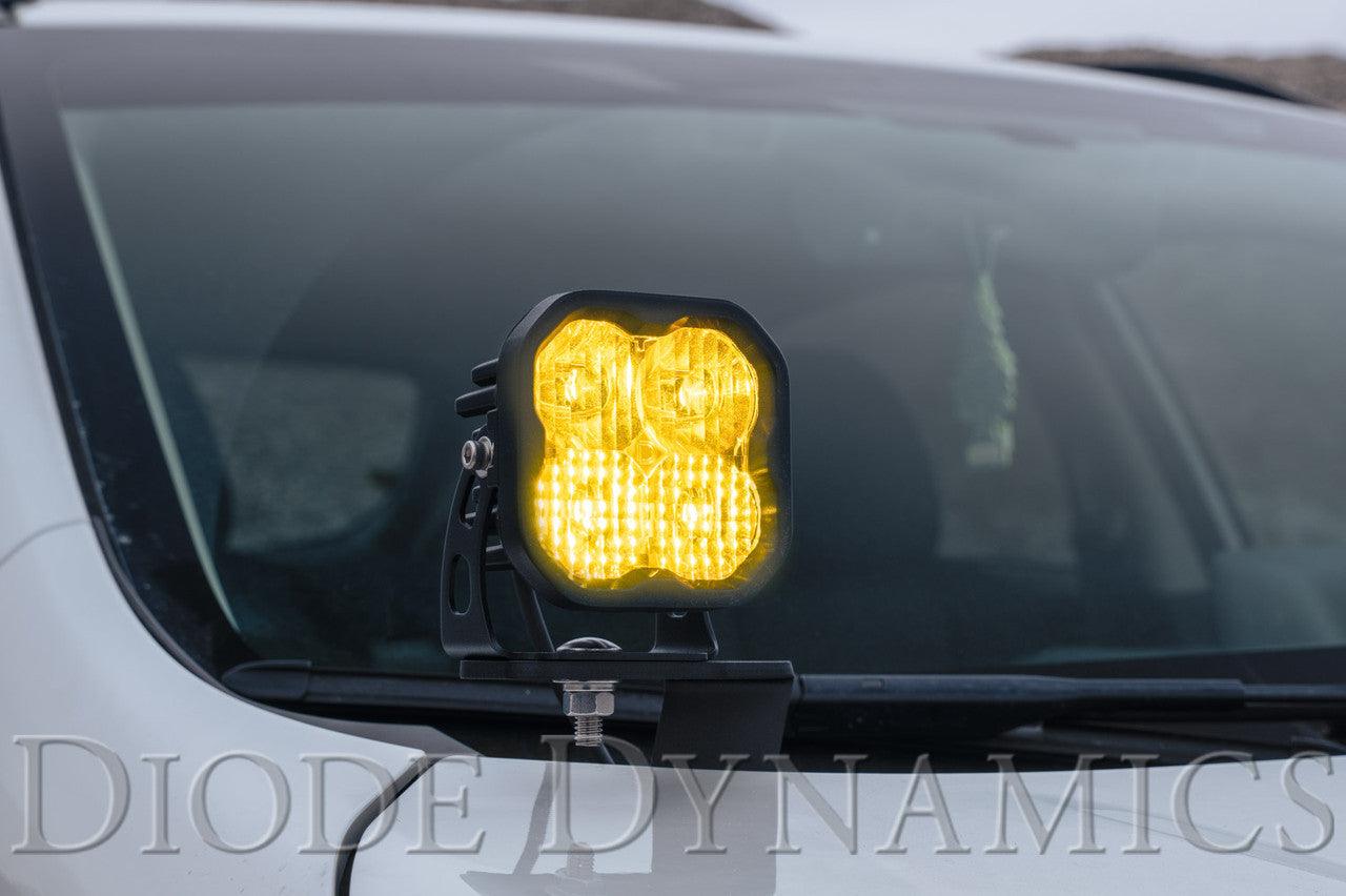 Diode Dynamics SS3 Max ABL Yellow SAE Fog Angled LH Single - Apollo Off-Road
