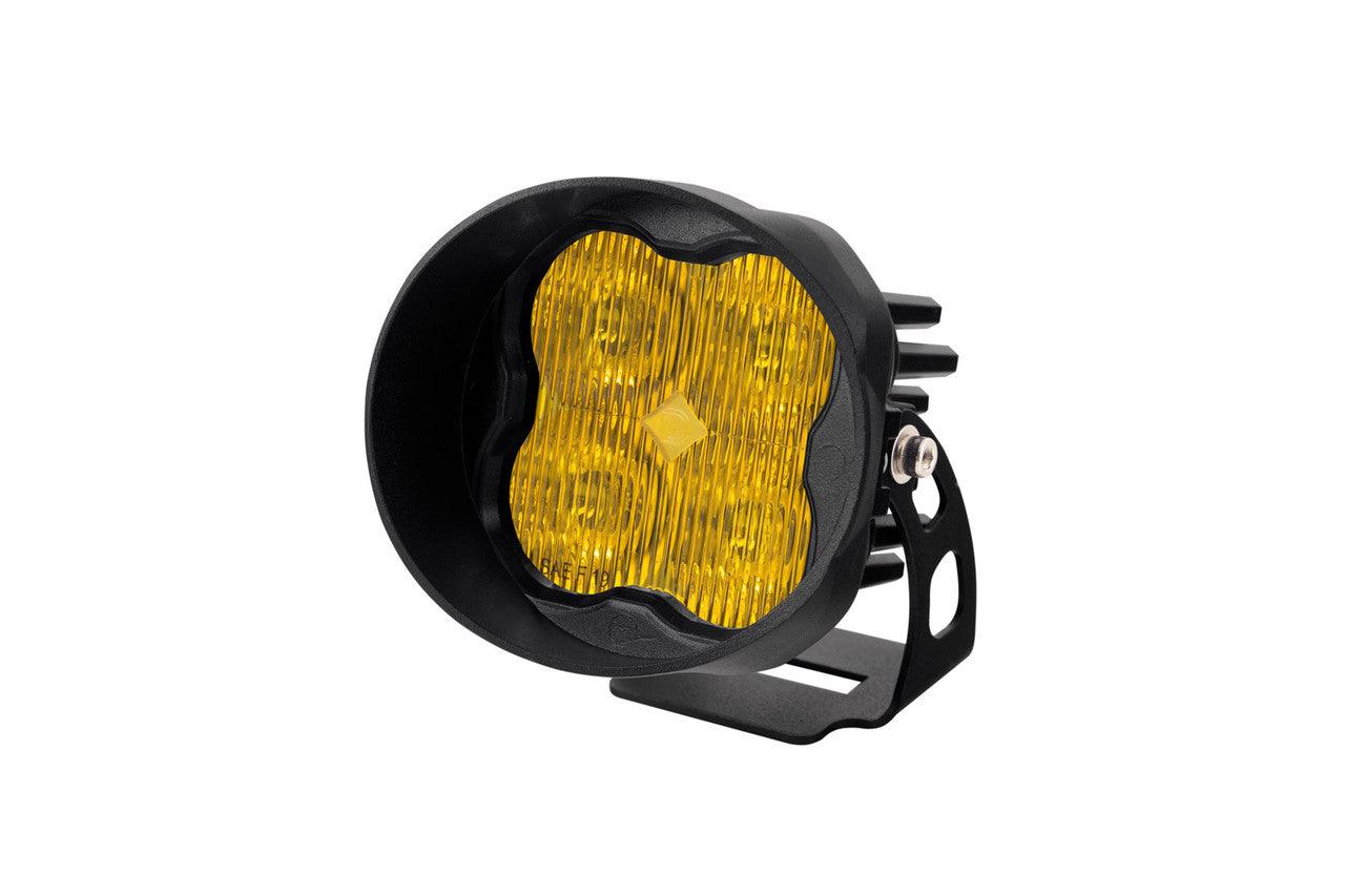 Diode Dynamics SS3 Max ABL Yellow SAE Fog Angled LH Single - Apollo Off-Road