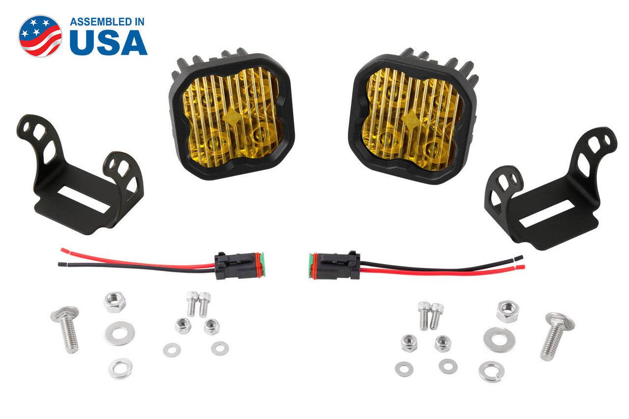 Diode Dynamics SS3 Max ABL Yellow SAE Fog Standard Pair - Apollo Off-Road