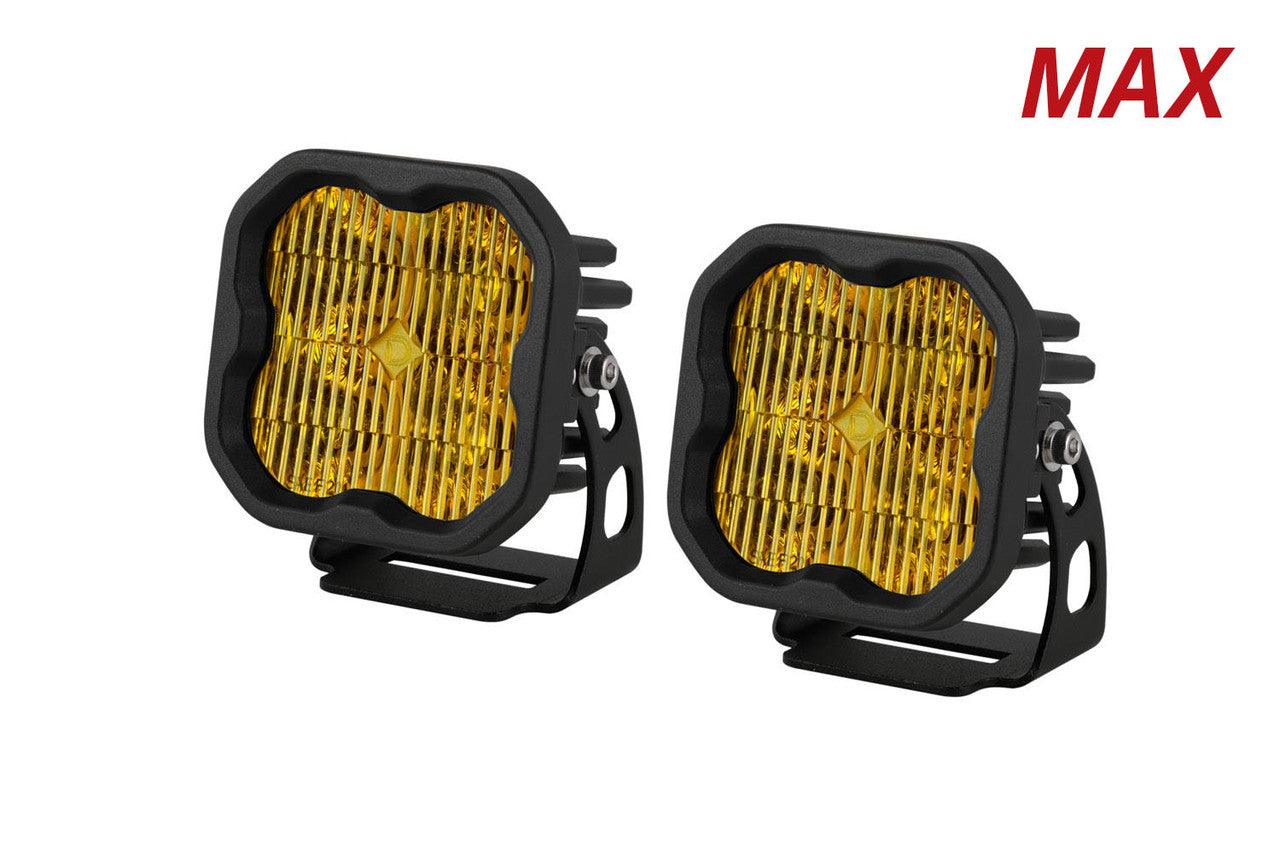 Diode Dynamics SS3 Max ABL Yellow SAE Fog Standard Pair - Apollo Off-Road