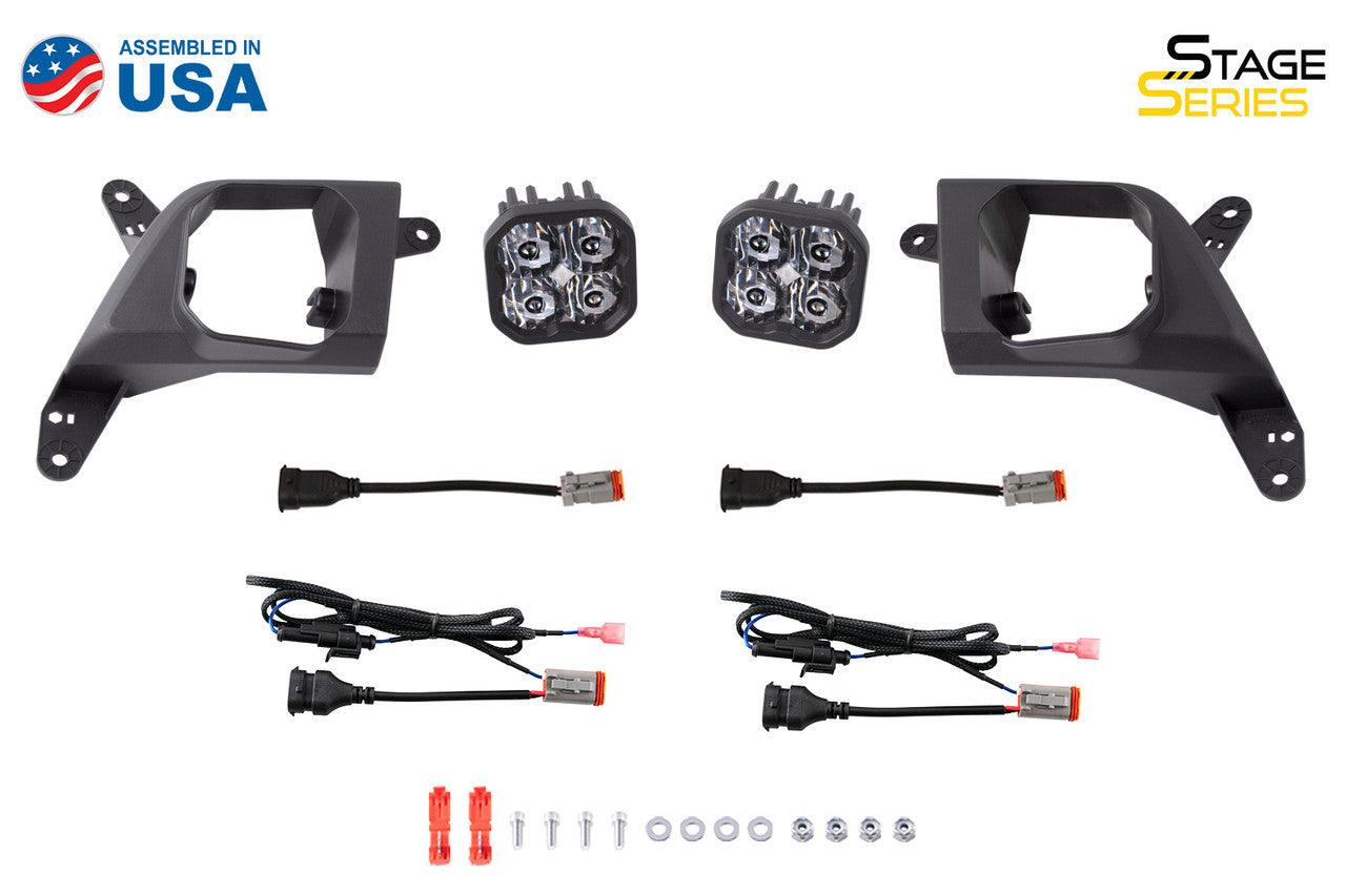 Diode Dynamics SS3 Max Type SV2 Kit ABL Yellow SAE Fog - Apollo Off-Road
