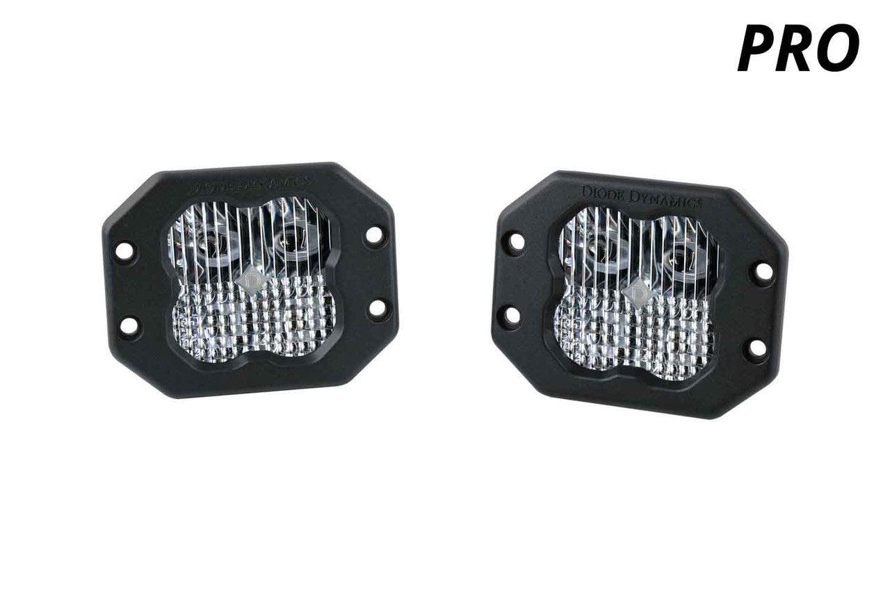Diode Dynamics SS3 Pro ABL White Combo Flush Pair - Apollo Off-Road