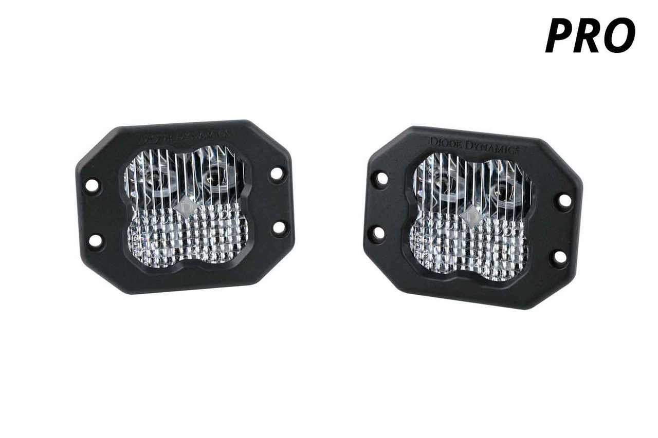 Diode Dynamics SS3 Pro ABL White SAE Driving Flush Pair - Apollo Off-Road
