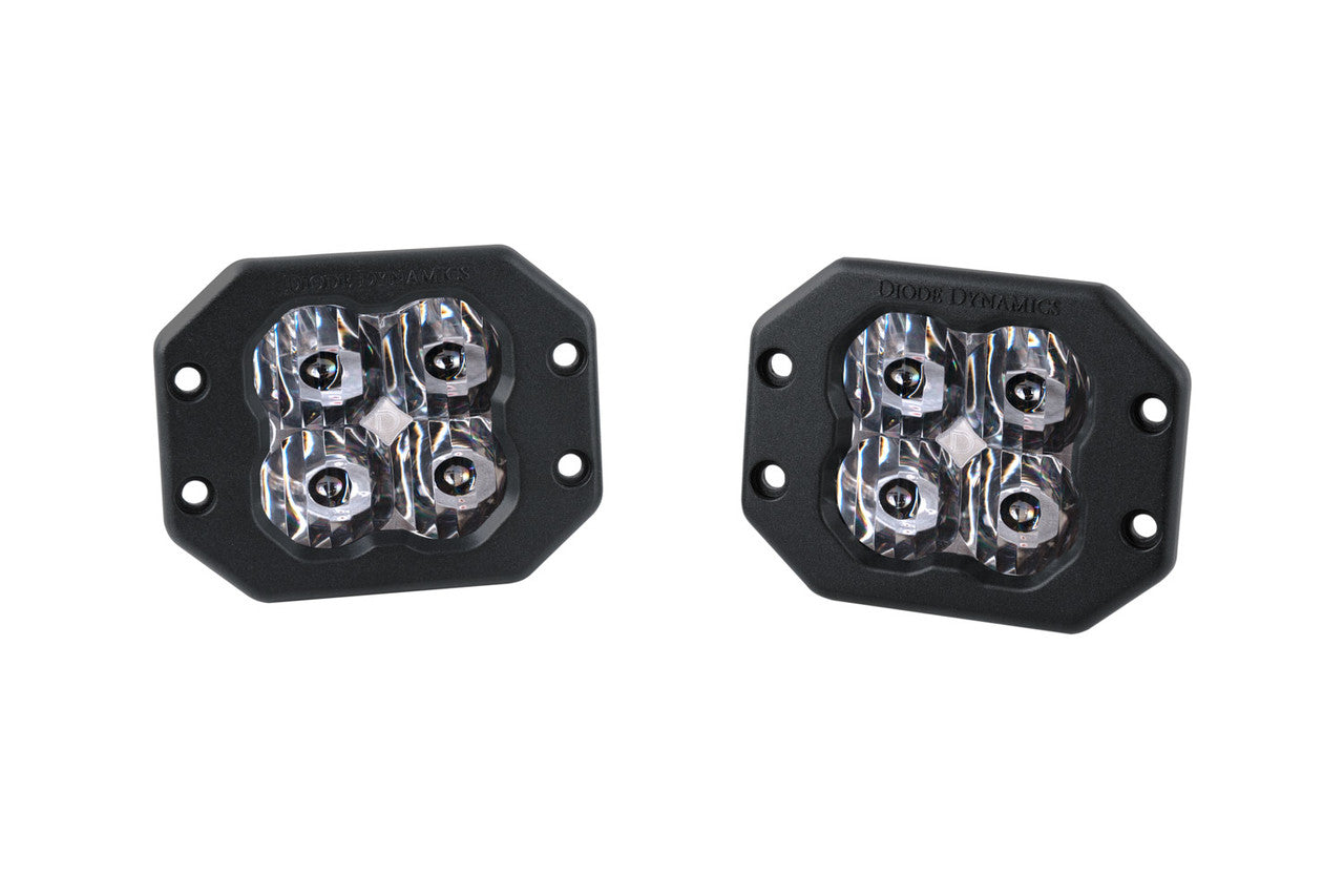 Diode Dynamics SS3 Pro ABL White SAE Driving Flush Pair - Apollo Off-Road