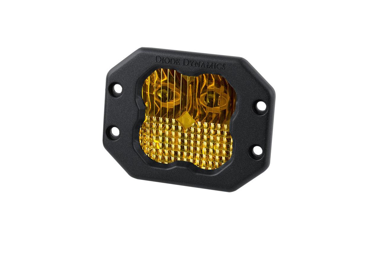 Diode Dynamics SS3 Pro ABL Yellow Combo Flush Single - Apollo Off-Road