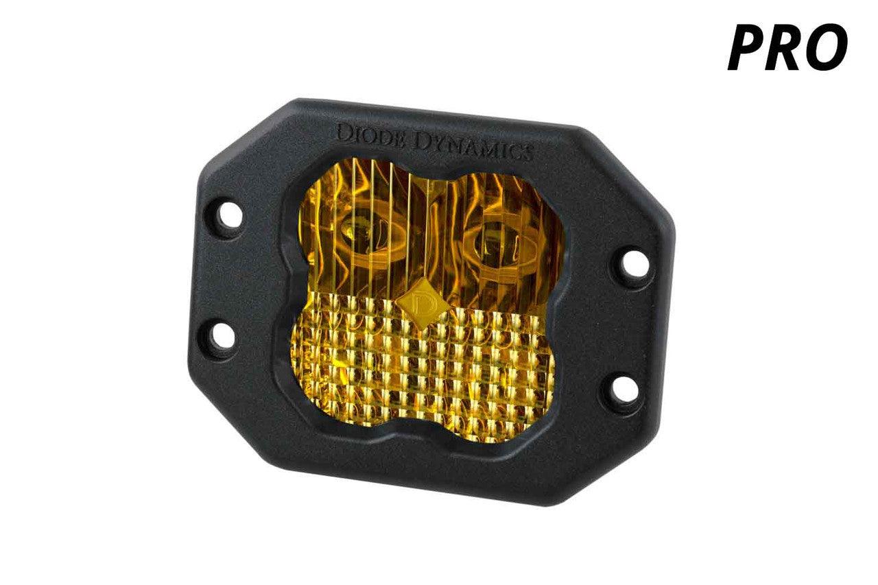 Diode Dynamics SS3 Pro ABL Yellow Combo Flush Single - Apollo Off-Road