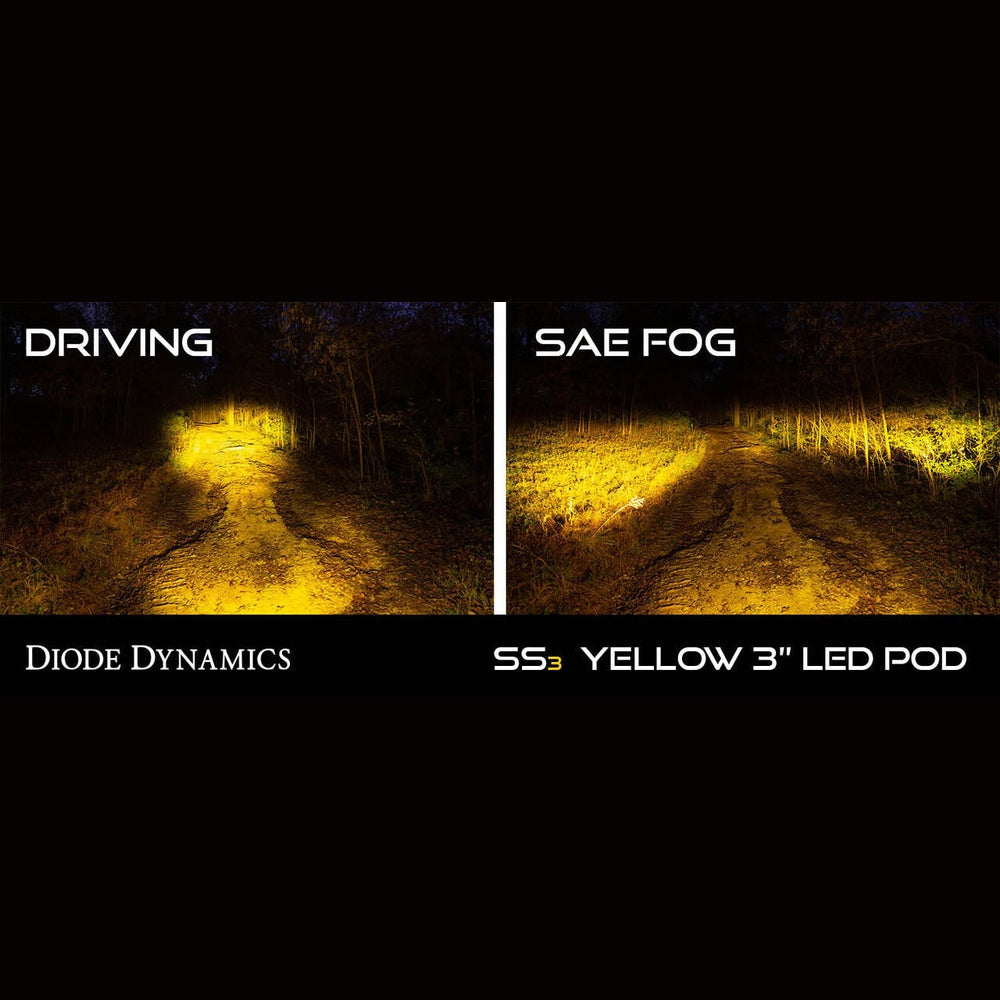 Diode Dynamics SS3 Pro ABL Yellow Driving Standard Single - Apollo Off-Road