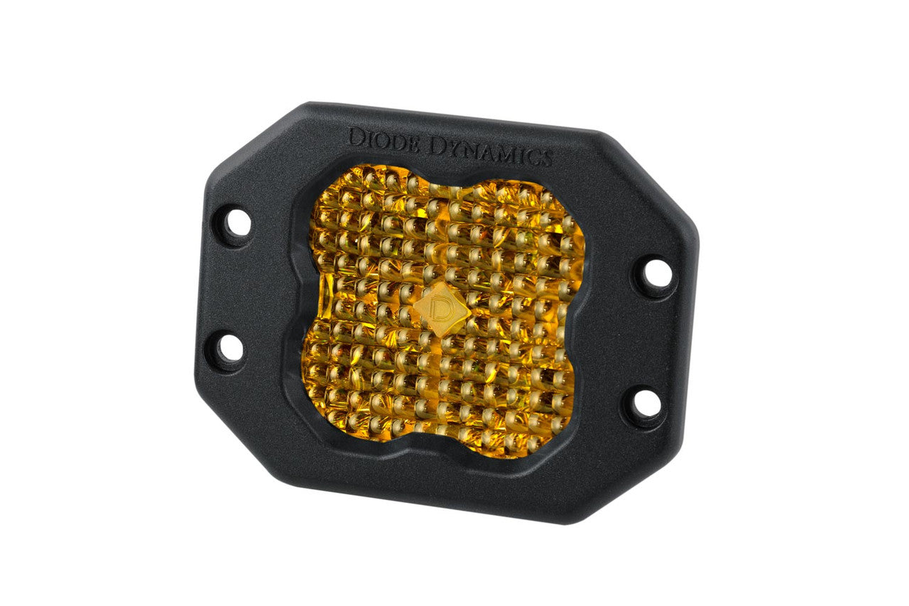 Diode Dynamics SS3 Sport ABL Yellow Flood Flush Single - Apollo Off-Road