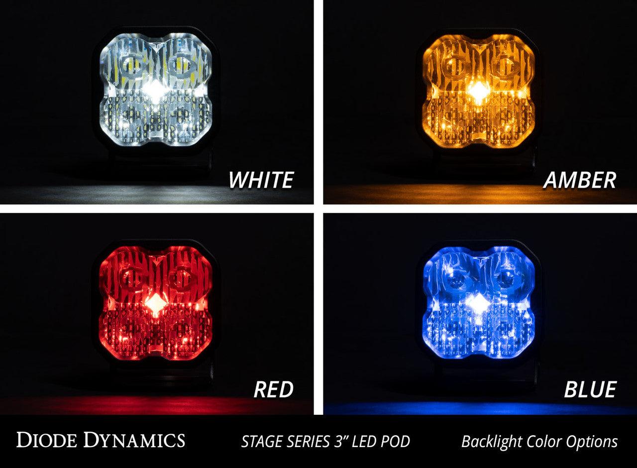 Diode Dynamics SS3 Sport RBL White Flood Standard Single - Apollo Off-Road