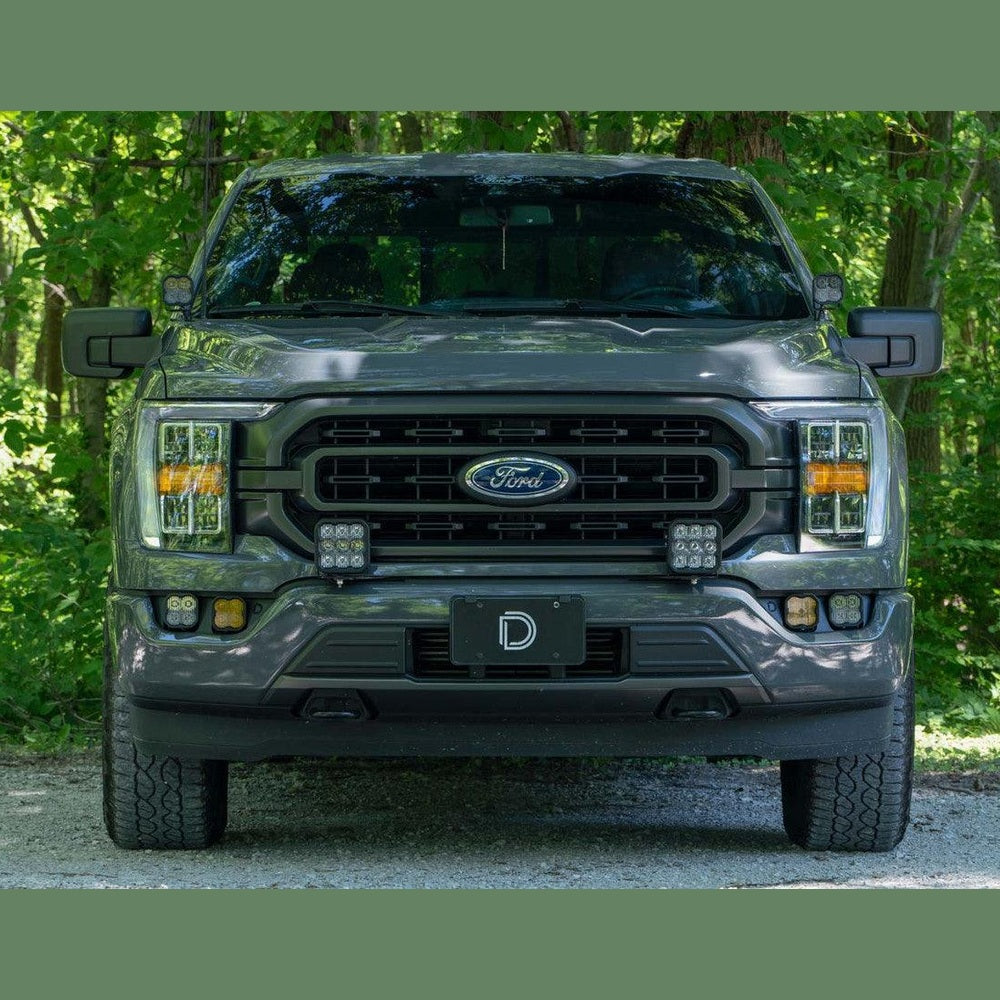 Diode Dynamics SS5 Bumper LED Pod Light Kit for 2021-2022 Ford F-150, Sport White Combo - Apollo Off-Road