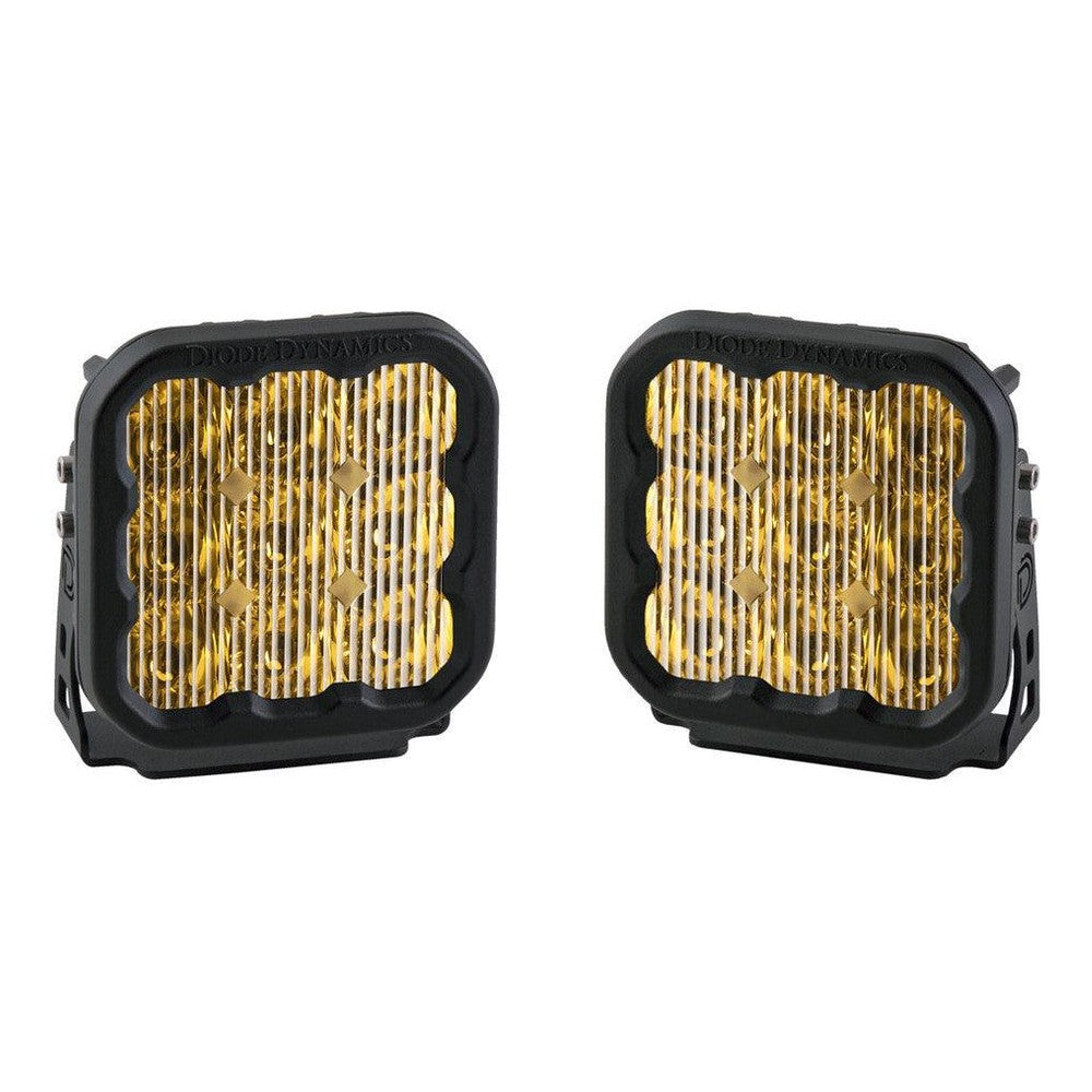 Diode Dynamics SS5 LED Pod Pro Yellow Driving Pair - Apollo Off-Road
