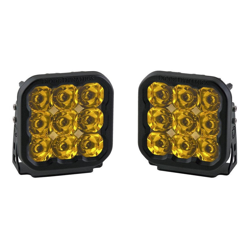 Diode Dynamics SS5 LED Pod Pro Yellow Spot Pair - Apollo Off-Road