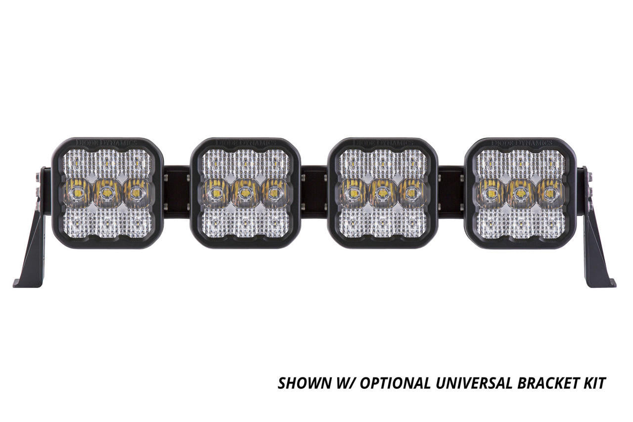 Diode Dynamics SS5 Pro Universal CrossLink 4-Pod Lightbar White Driving - Apollo Off-Road
