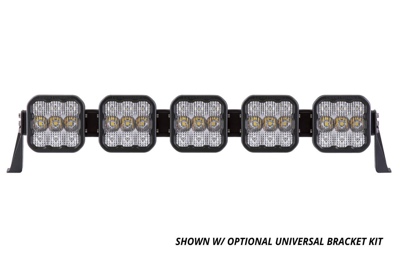 Diode Dynamics SS5 Sport Universal CrossLink 5-Pod Lightbar White Combo - Apollo Off-Road