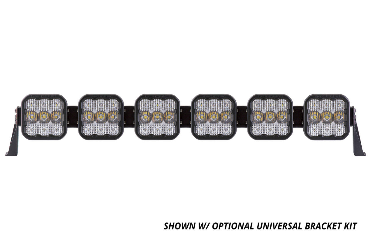 Diode Dynamics SS5 Sport Universal CrossLink 6-Pod Lightbar Yellow Combo - Apollo Off-Road