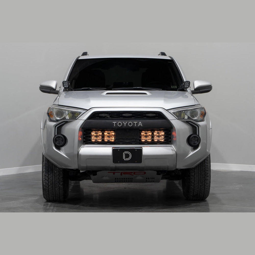 Diode Dynamics SS5 Stealth Grille LED 2-Pod Kit for 2014-2023 Toyota 4Runner, Sport White Driving - Apollo Off-Road