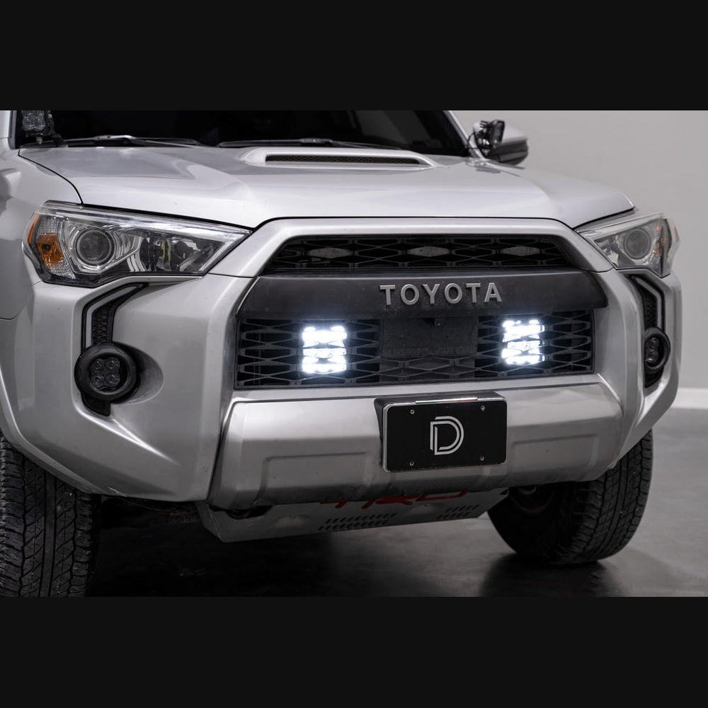 Diode Dynamics SS5 Stealth Grille LED 2-Pod Kit for 2014-2023 Toyota 4Runner, Sport White Driving - Apollo Off-Road
