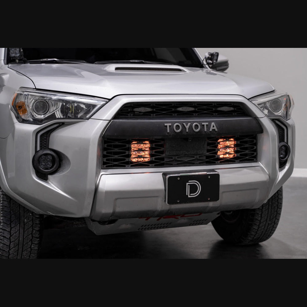 Diode Dynamics SS5 Stealth Grille LED 2-Pod Kit for 2014-2023 Toyota 4Runner, Sport White Driving - Apollo Off-Road