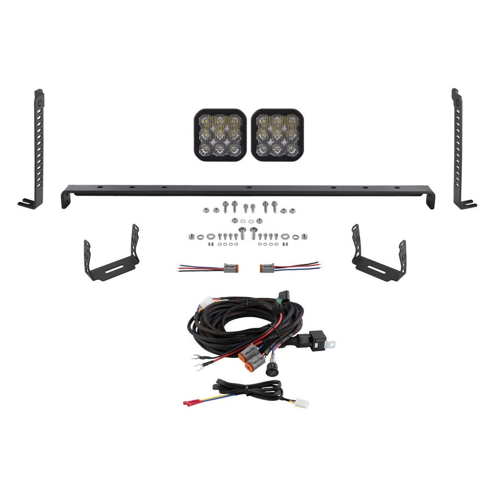 Diode Dynamics SS5 Stealth Grille LED 2-Pod Kit for 2014-2023 Toyota 4Runner, Sport White Driving - Apollo Off-Road