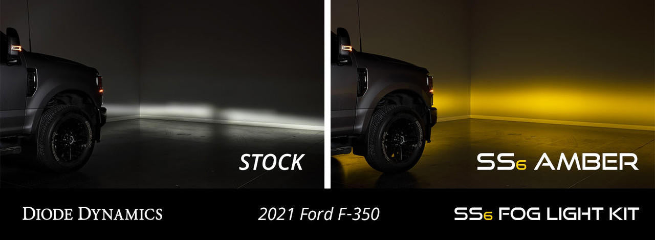 Diode Dynamics SS6 LED Fog Light Kit for 2020-2022 Ford Super Duty - Apollo Off-Road