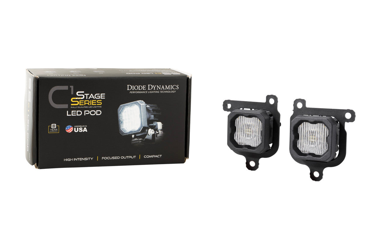 Diode Dynamics SSC1 Type FBS LED Fog Light Kit Yellow SAE Fog - Apollo Off-Road