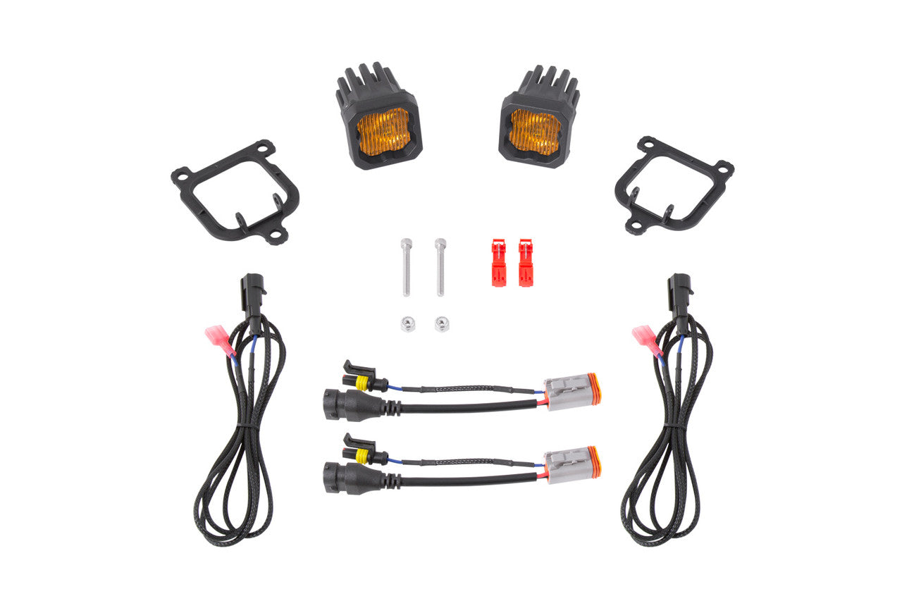Diode Dynamics SSC1 Type FBS LED Fog Light Kit Yellow SAE Fog - Apollo Off-Road