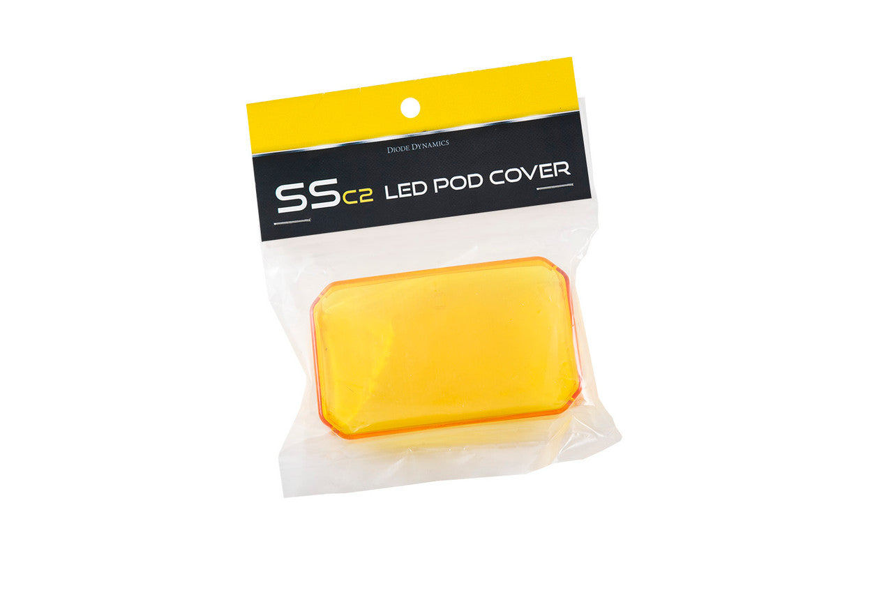 Diode Dynamics Stage Series 2 Inch LED Pod Cover, Yellow Each - Apollo Off-Road