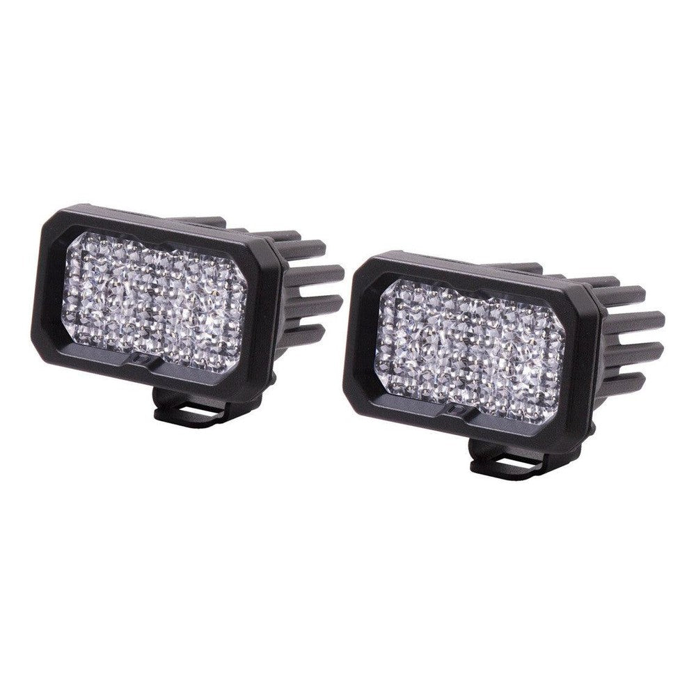 Diode Dynamics Stage Series 2 Inch LED Pod, Sport White Flood Standard ABL Pair - Apollo Off-Road