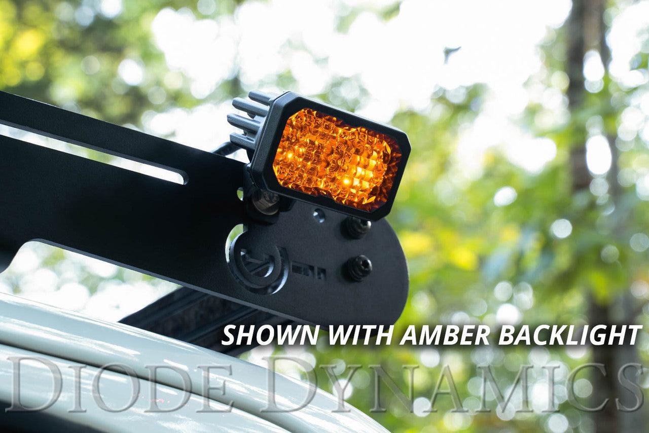 Diode Dynamics Stage Series 2 Inch LED Pod, Sport Yellow Combo Standard ABL Each - Apollo Off-Road