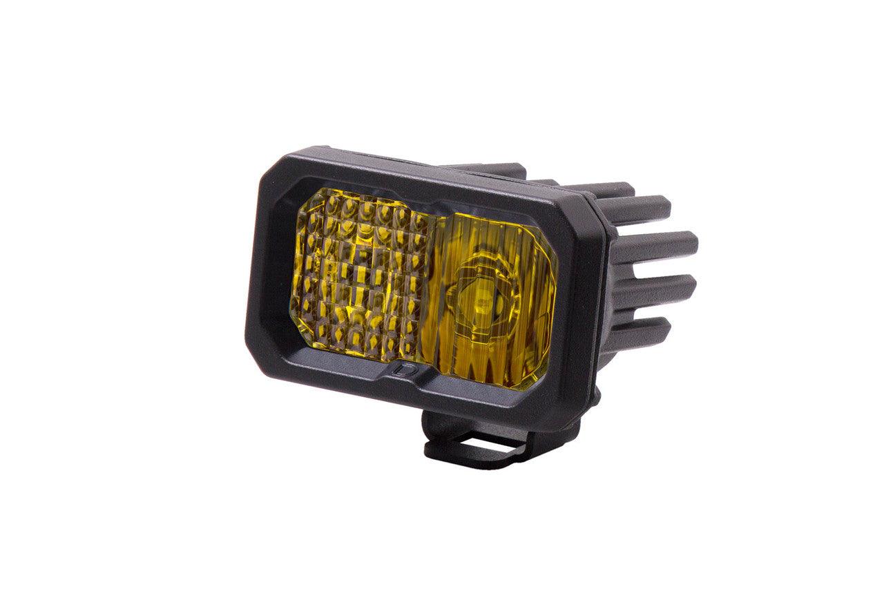 Diode Dynamics Stage Series 2 Inch LED Pod, Sport Yellow Combo Standard ABL Each - Apollo Off-Road
