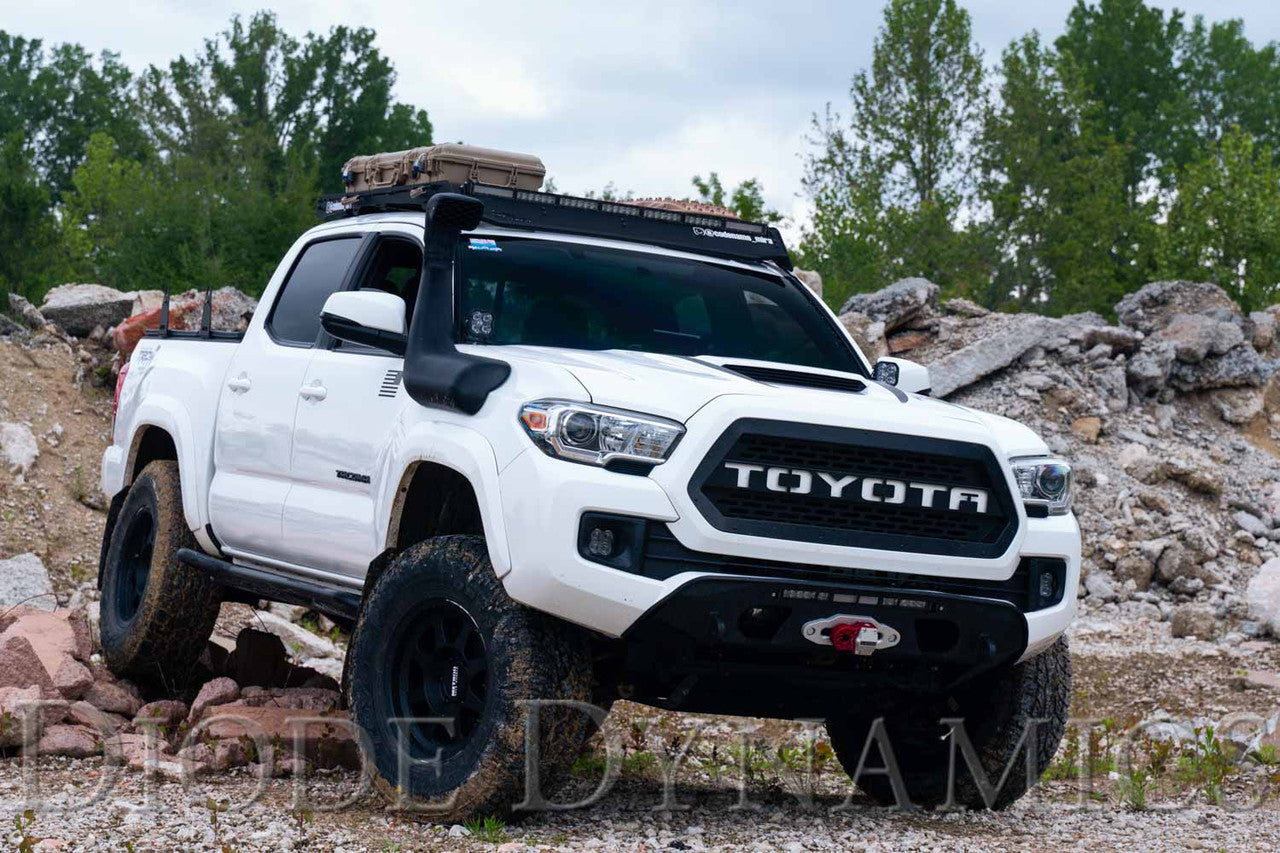 Diode Dynamics Stage Series 2in LED Ditch Light Kit for 2016-2021 Toyota Tacoma, Sport White Combo - Apollo Off-Road