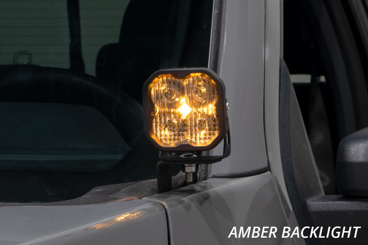 Diode Dynamics Stage Series Backlit Ditch Light Kit for 2021-2022 Ford F-150, SS3 Pro White Combo - Apollo Off-Road