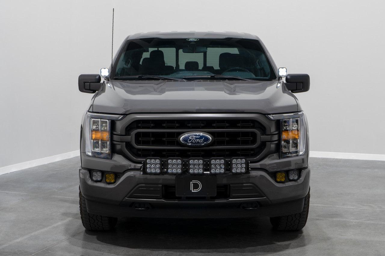 Diode Dynamics Stage Series Backlit Ditch Light Kit for 2021-2022 Ford F-150, SSC2 Pro Yellow Combo - Apollo Off-Road