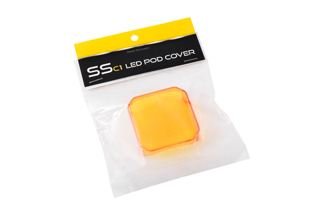 Diode Dynamics Stage Series C1 LED Pod Cover Yellow Each - Apollo Off-Road