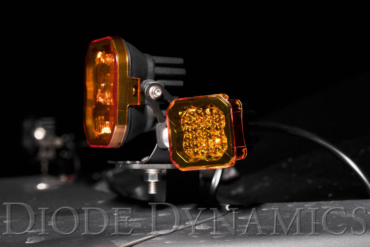 Diode Dynamics Stage Series C1 LED Pod Cover Yellow Each - Apollo Off-Road
