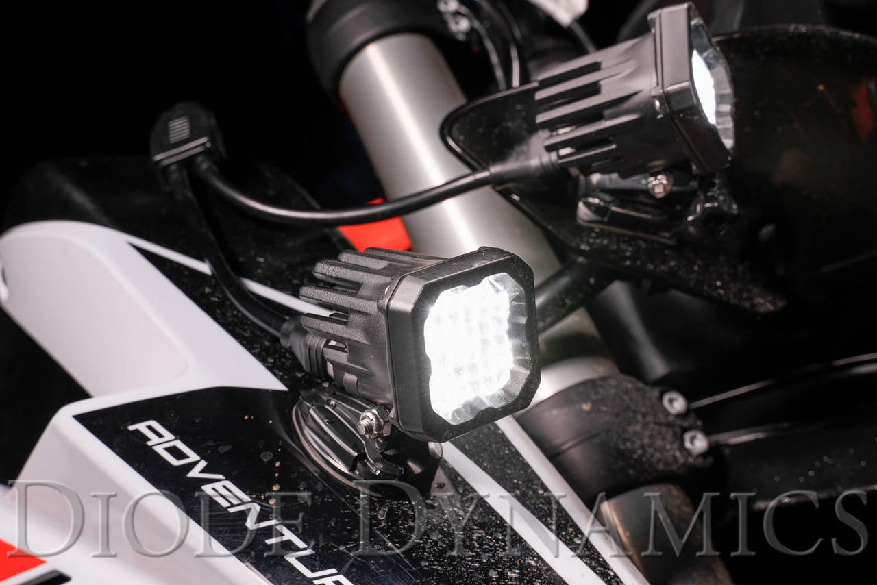 Diode Dynamics Stage Series C1 LED Pod Pro White Wide Standard ABL Each - Apollo Off-Road