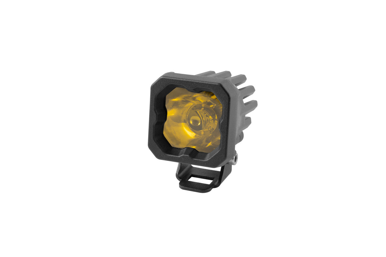 Diode Dynamics Stage Series C1 LED Pod Pro Yellow Spot Standard ABL Each - Apollo Off-Road
