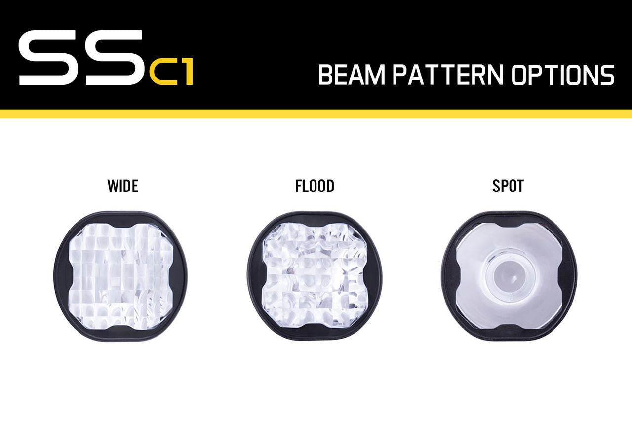 Diode Dynamics Stage Series C1 Lens Wide Clear - Apollo Off-Road