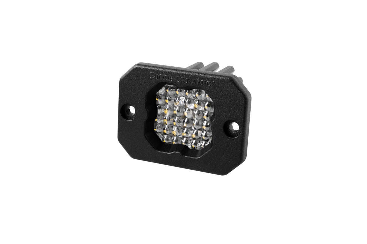 Diode Dynamics Stage Series C1R White Flood Flush Mount LED Pod (One) - Apollo Off-Road