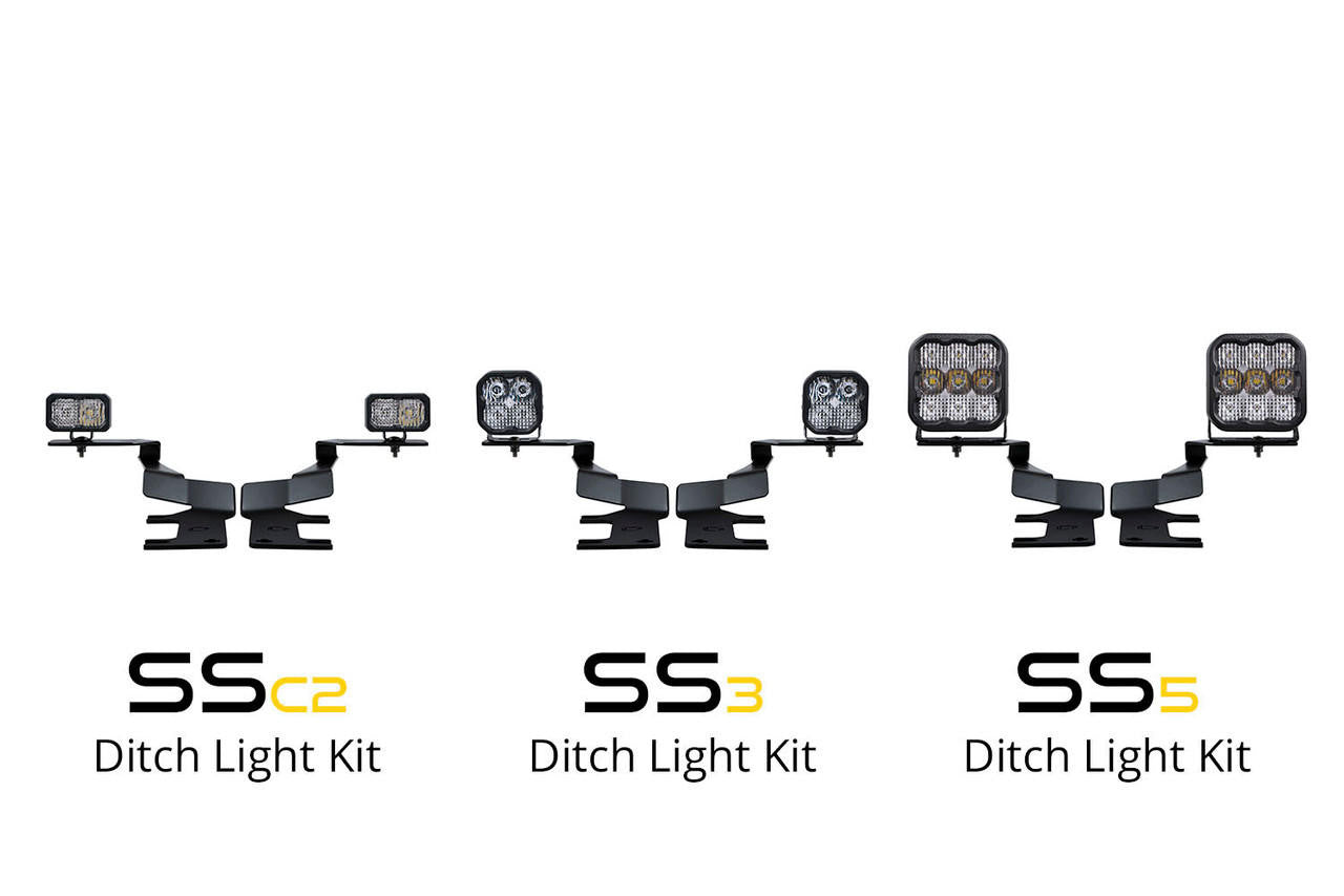 Diode Dynamics Stage Series Ditch-A-Pillar Light Kit for 2017+ Ford Super Duty - Apollo Off-Road
