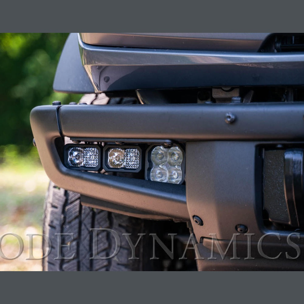 Diode Dynamics Stage Series Fog Pocket Kit for 2021 Ford Bronco, White Max - Apollo Off-Road